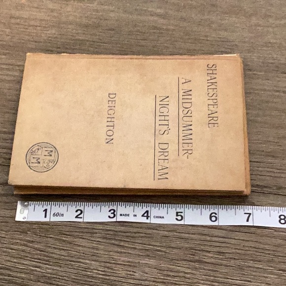 Antique books Shakespeare intro and notes by K Deighton Macmillan 1891 two books - Picture 13 of 15